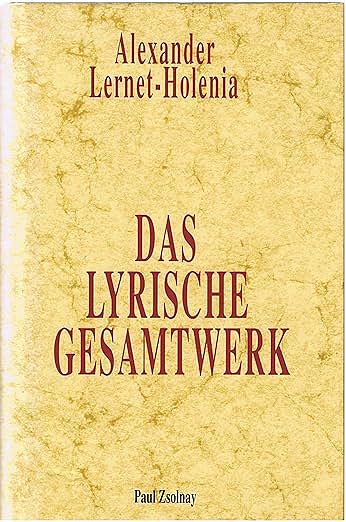 Das Lyrische Gesamtwerk - Paul Zsolnay 1989jpg