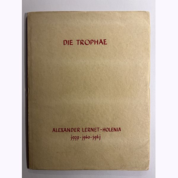 Die Trophae - Manuskript im Faksimiledruck 1941