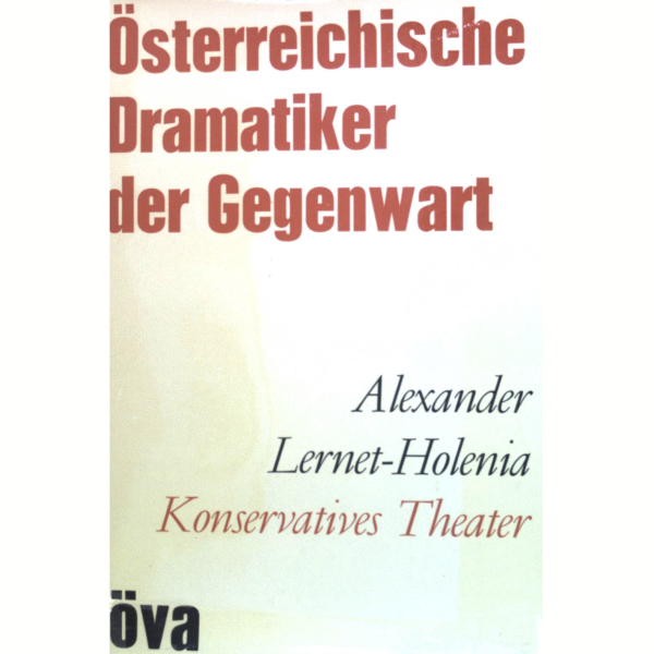 Konservatives Theater - Österreichische Verlagsanstalt 1973