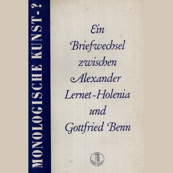 Monologische Kunst - ? - Limes 1953