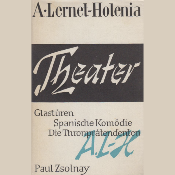 Theater Glastüren Spanische Komödie Die Thronprätendenten - Zsolnay 1965